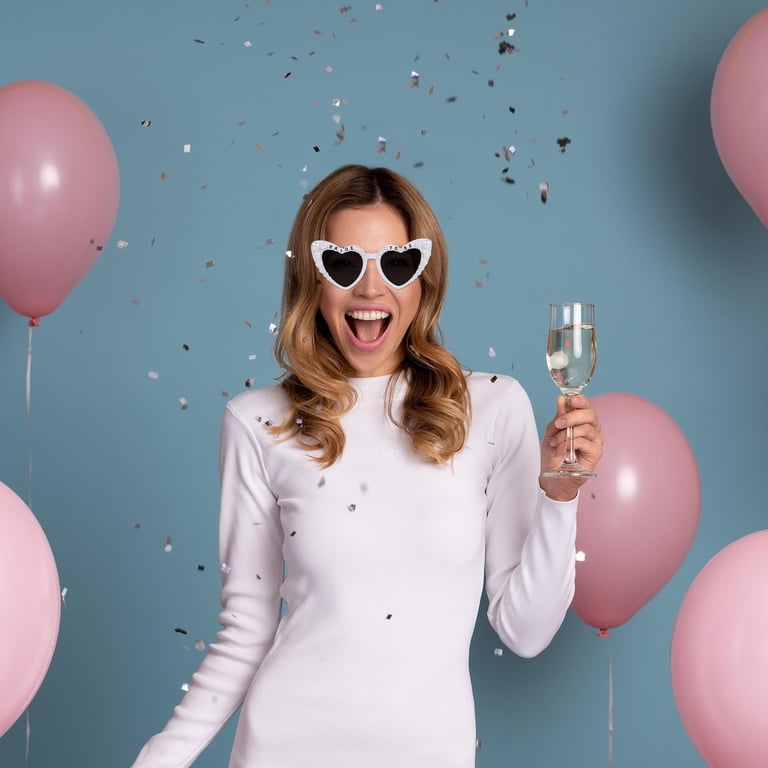 Bride To Be / Team Bride Sunglasses White Faux Pearl  display picture 2