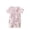 Pink, variant on Avtoify Toddler Rompers, Toddler Onesie Newborn Climbing Short Sleeve Thin Ha Fart