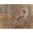 thumbnail image 2 of John Mclure Hamilton 14x12 Black Ornate Wood Framed Double Matted Museum Art Print Titled: Portrait of Dr. John Madison Taylor (circa 1905), 2 of 5