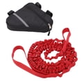 thumbnail image 2 of Bike Tow Rope, Anti Lost 8.5-15ft Natural Latex Bike Pull Rope Flexible Riding Accessory Effortless Riding  For Outdoor Riding Red Tow Rope Set, 2 of 8