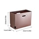 thumbnail image 2 of Amzcrzy Caja De Almacenamiento De Adornos, Caja De Almacenamiento Portátil Plegable, Caja De Almacenamiento De Libros De Escritorio, Caja De Almacenamiento De Ropa Para Dormitorio De Estudiantes, Caj, 2 of 4