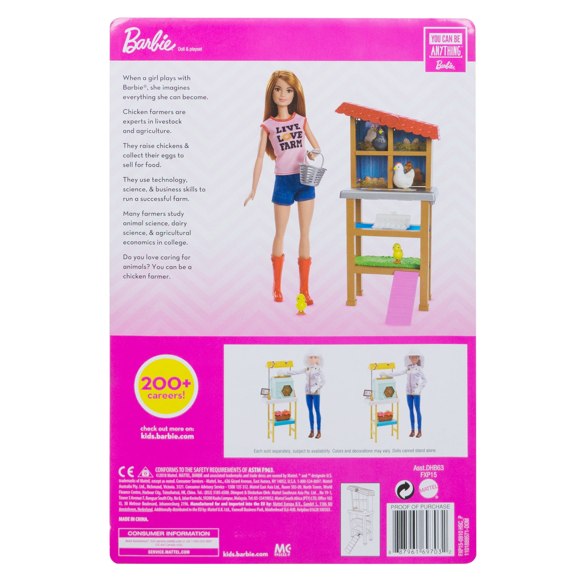 barbie live love farm