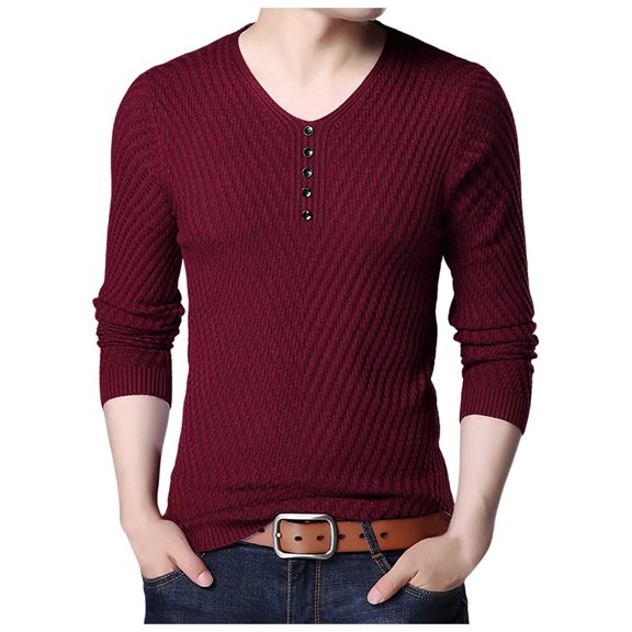 Men's Thin Wool Sweater Coat V Neck Long Sleeve Knitwear Casual Autumn Warm Soft Lightweight Comfortable Stylish Versatile Layering Piece