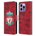 thumbnail image 1 of Head Case Designs Officially Licensed Liverpool Football Club Digital Camouflage Home Red Crest Leather Book Wallet Case Cover Compatible with Apple iPhone 14 Pro Max, 1 of 6