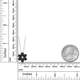 thumbnail image 6 of Gem Stone King 925 Silver and 10K Yellow Gold Pendant with Chain Onyx Moissanite (2.35 Cttw), 6 of 6