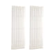 thumbnail image 1 of Conjunto de 2 Cortinas Blancas para Puertas Francesas - Panel de Cortina de Puerta Opaca / de para Privacidad (64X102cm), 1 of 7