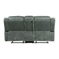 thumbnail image 2 of Picket House Furnishings Tasso Motion Loveseat with Console in FB367 Charcoal, 2 of 6