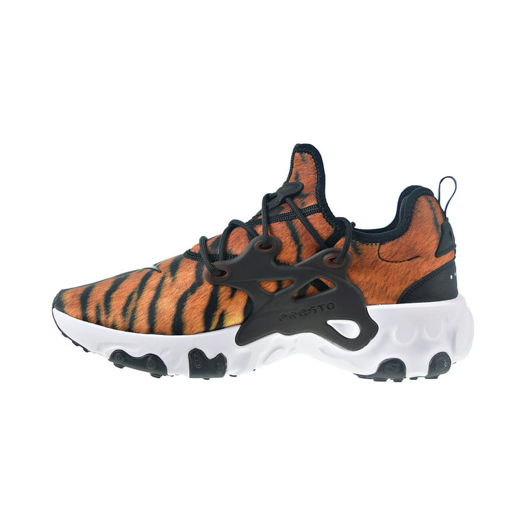 Nike React Presto Tiger Print Men's Shoes Magma Orange-White-Black cn7664-800 - Walmart.com