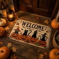 thumbnail image 6 of Halloween Doormat Gothic Door Mat for Front Door, Doormat Outside Entrance, Halloween Pumpkin Ghost Decor for Porch and Entryway, Indoor Outdoor Use,23.62x15.75in, 6 of 7