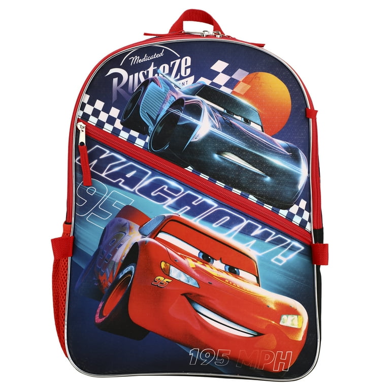 Disney cars 3点セット Disney Pixar Cars 3 Jackson Storm Kids School Bookbag 5-Piece