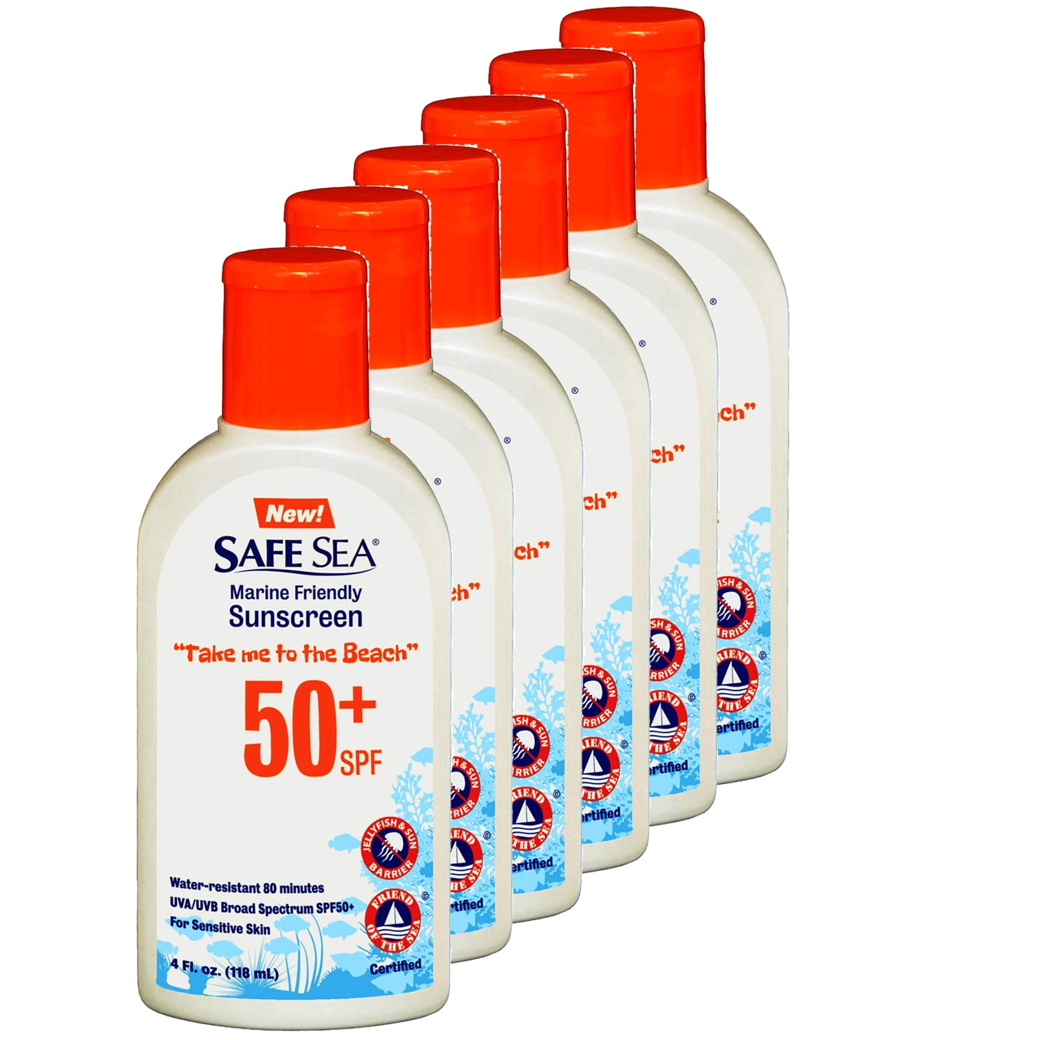 SafeSea SPF 50 Sunscreen Jellyfish & Sea Lice Sting Protective Lotion