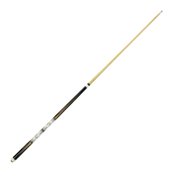 Vsenkes Large Head Billiard Cues 2 Section Stylish Men Women 57" Wooden Pool Cue Stick A