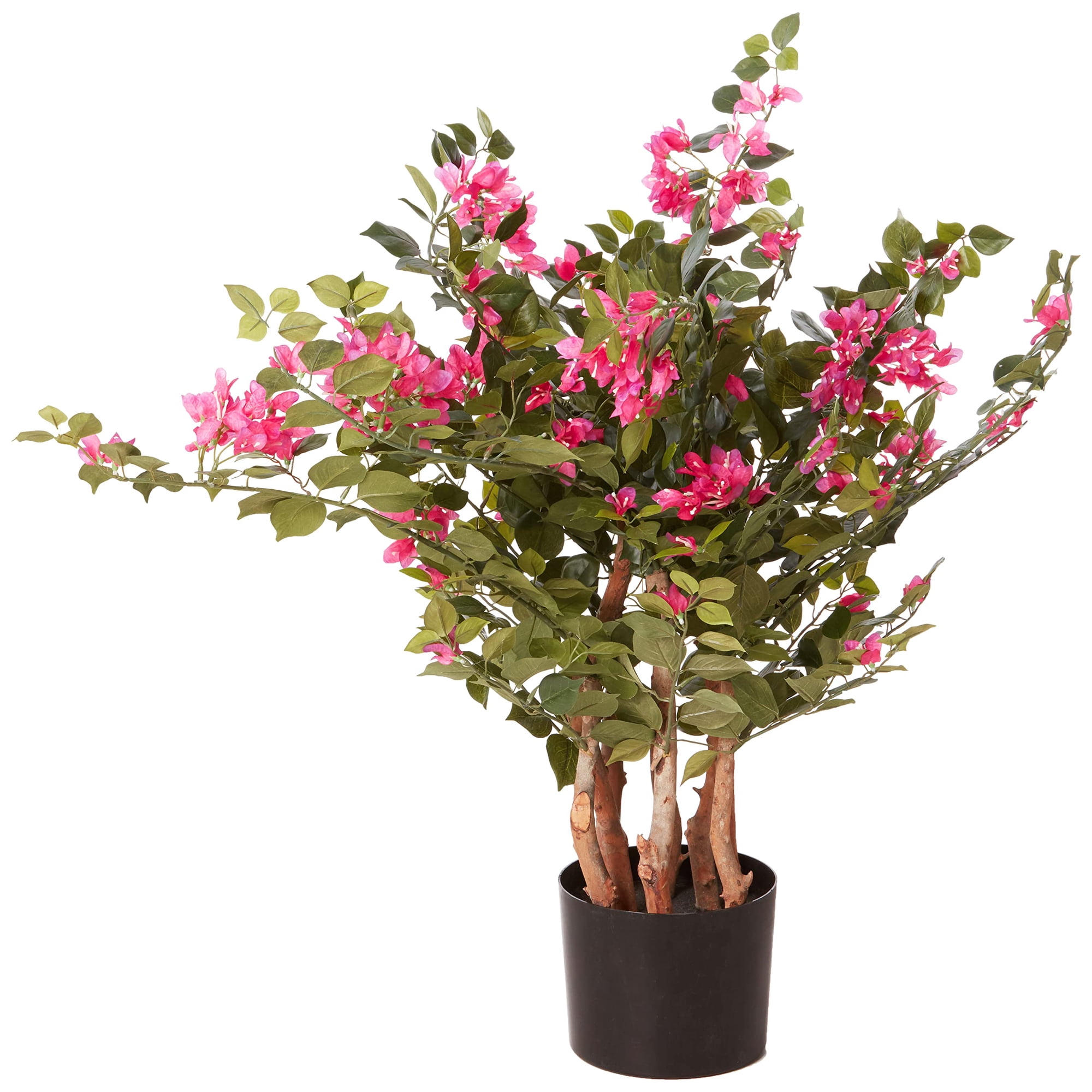 Nearly Natural 5562 Bougainvillea Artificial Tree – Pink Silk Flowers, Indoor/Outdoor Decor