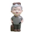 thumbnail image 2 of Figuras de ancianos para decorar tartas, adornos para abuelos que viajan como regalo de cumpleaños., 2 of 9
