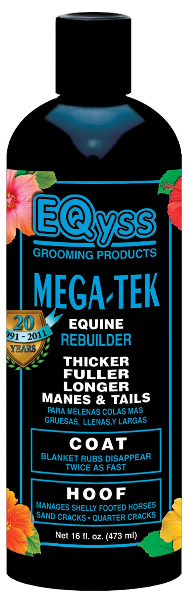 Eqyss Grooming Products MegaTek Equine Coat Rebuilder, 16 Oz