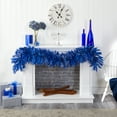 thumbnail image 7 of Nearly Natural 6' Blue Artificial Christmas Garland with 50 Warm White Lights, 7 of 7