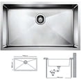 thumbnail image 1 of Stainless Steel Handmade Wide Kitchen Sinks, 1 of 2
