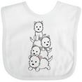 thumbnail image 3 of Inktastic Kawaii Westie Stack Boys or Girls Baby Bib, 3 of 4