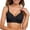 A-Black70, variant on Women T-Shirt Bras Scalloped Edge Soft Strappy Ribbed Wireless Bras Breathable Stretch Ladies Everyday Bras