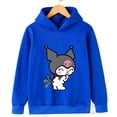 thumbnail image 3 of Sudadera con capucha Kawaii Kuromi para niñas, sudaderas de manga larga para niños, primavera y otoño, sudaderas con capucha informales con dibujos animados de Sanrio para niños, 3 of 5