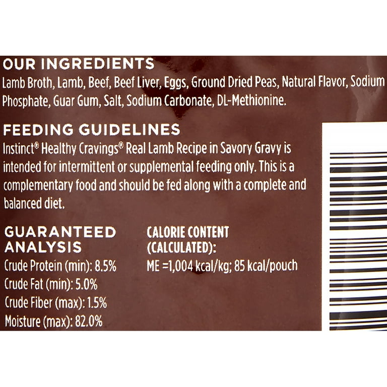 Nature's Variety Instinct Healthy Cravings Lamb Wet Dog Food Topper Nature's Variety Instinct Healthy Cravings Lamb Wet Dog Food Topper