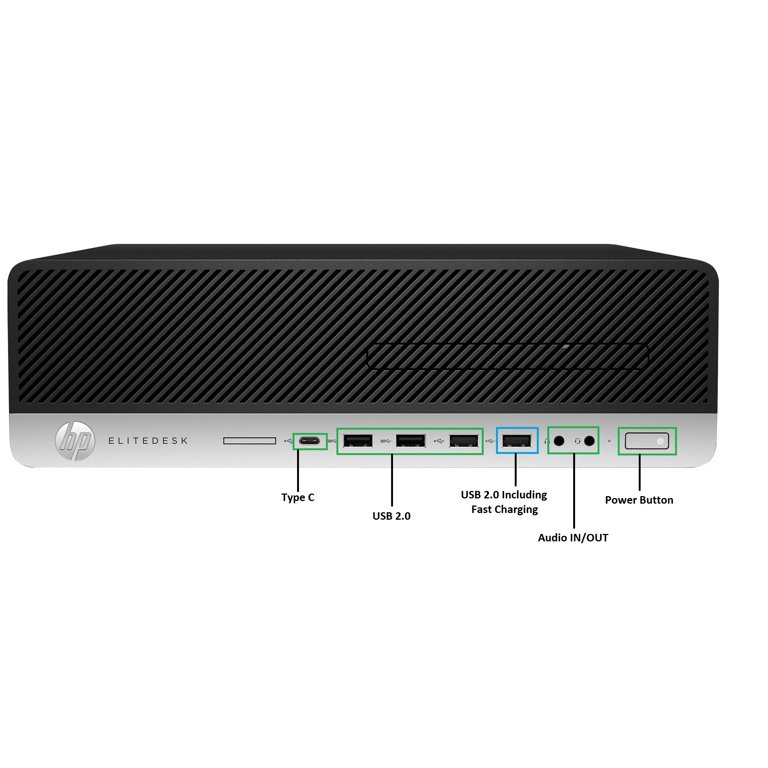 Restored HP EliteDesk 800 G5 SFF- Core i5-9500, 16GB Ram
