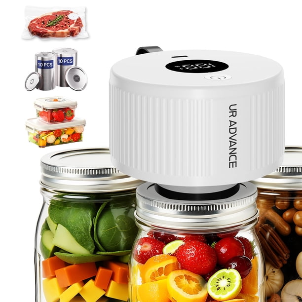 Kit de Sellador al Vacío Eléctrico UR ADVANCE 3 en 1 para Frascos Mason
