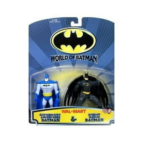 Batman: World of Batman Gotham City Adventures Batman and Knight Watch Batman Action Figure 2-Pack