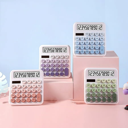 Calculator Clearance Hwkond Solar Calculator High Color Dopamine 12 Bit Mechanical Key Scientific Computer
