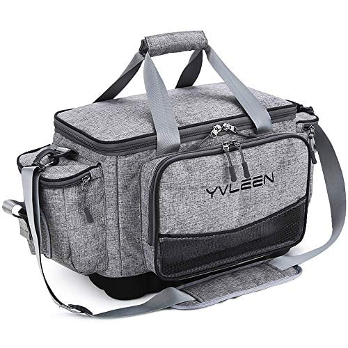 Yvleen Fishing Tackle Box Bag Outdoor Large Fishing Tackle Storage Bag 100 Water Resistant Polyester Material Fishing Tackle Bags Suitable For 3600 3700 Tackle Box Walmart Com Walmart Com