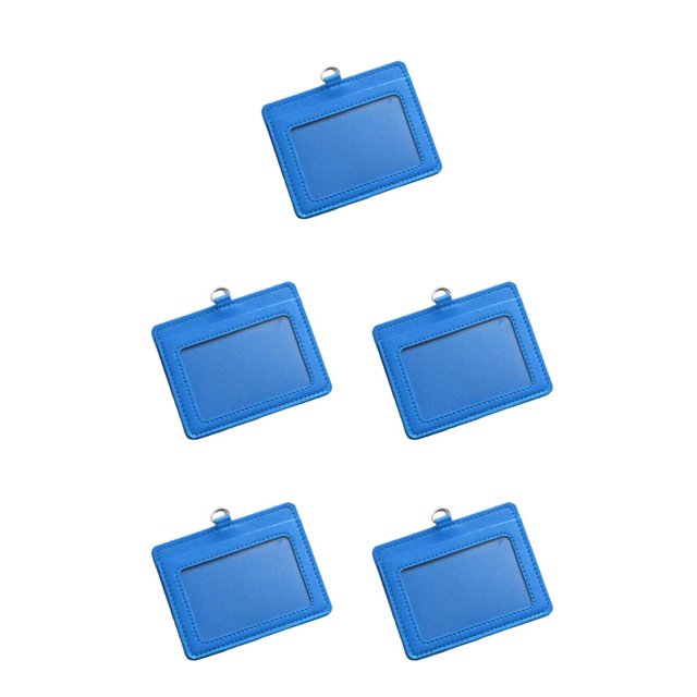 Tholdsy 10x Funda para tarjeta de identificación Funda protectora para tarjetas de autobús Horizontal/Azul cielo Type2 NO2