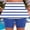 🔥 Blue, variant on Womens Spring Summer High-Waist Printed Yoga Shorts Lightweight Breathable Running Jogger Skort with Pockets Inner Brief Seamless Fit for Training Gym Pilates