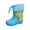 Sky Blue, variant on Toddler Rubber Boots Classic Children Dinosaur Decorated Rain Boots Lightweight Rubber Water Shoes with Elastic Toggle Closure Toddler Girl Rain Boots Pink 3.5 Years-4 Years
