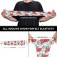 thumbnail image 3 of Balery Watercolor Red Truck And Fir Tree Mangas Refrescantes para Brazos para Hombre y Mujer – Transpirables y Absorbentes de Humedad para Mujeres, Hombres y Niños, 3 of 7