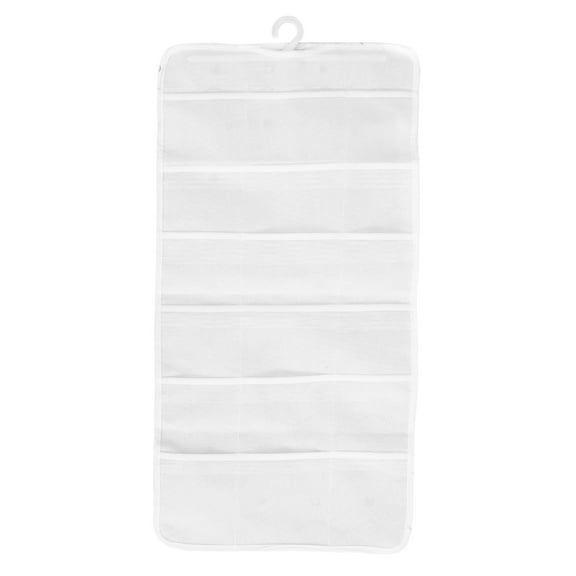 LOLIPPYY Wall Mounted Hair Bow Holder and Hanging Jewelry Organizer with Storage Pockets