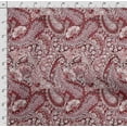 thumbnail image 4 of Soimoi Asian Paisley Print, Velvet Fabric, Decor Sewing Fabric by The Yard 54 Inch Wide,Decorative Fabric for Upholstery and Home Accents, Rose Pink, 4 of 5