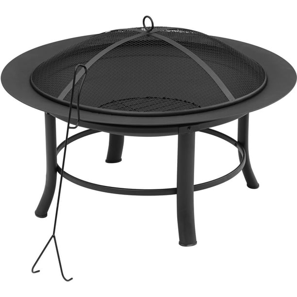 Mainstays 28 Fire Pit With Pvc Cover, Fire Pit Coffee Table With Cover