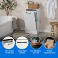 thumbnail image 5 of Mainstays Ardent Tilt-Out Laundry Hamper Cabinet, White, 5 of 14