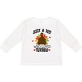thumbnail image 3 of Inktastic Thanksgiving Funny Kids Turkey Boys or Girls Long Sleeve Toddler T-Shirt, 3 of 5