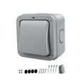 thumbnail image 1 of Botón pulsador perfecl Timbre Impermeable 250V Jardín timbre Puerta Panel de Interruptor Interruptor de botón, 1 of 8