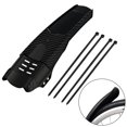 thumbnail image 2 of GLFILL 2Pcs Bicycle for Fender widen Set Front and Rear Cycling Bike Mud Guard Firm Black, 2 of 8