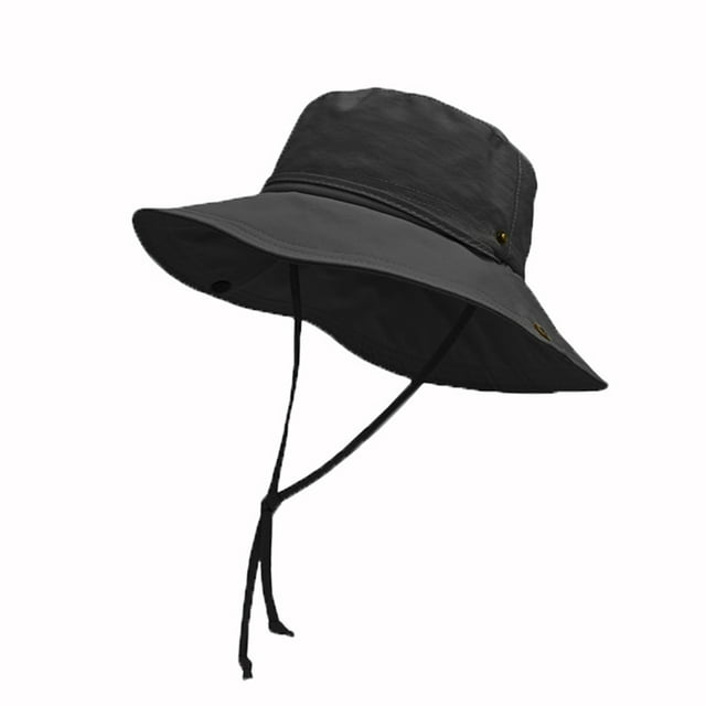 Sombreros para hombre y mujer, estilo único, color sólido, sombrero de pescador, sombrero de playa, sombrero de poliéster para mujer.