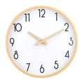 thumbnail image 2 of Reloj de imitación silencioso de 30cm Bois Horloge Murale, reloj de moda para sala de estar y hogar, 2 of 5