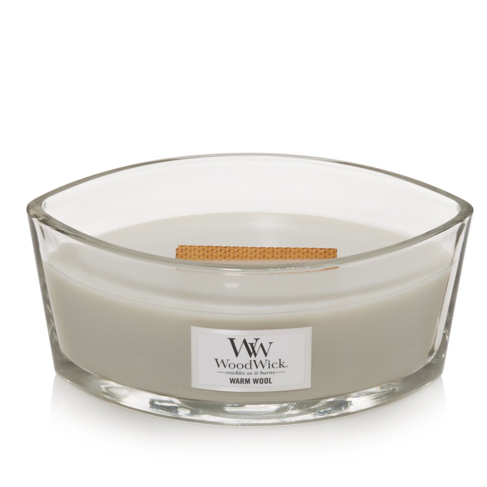 WoodWick Warm Wool Ellipse Candle