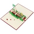 thumbnail image 3 of Creative 3D Three-Dimensional Greeting Card Father's Day Mother's Day Blessing Card Postcard Gift (Girl Father), 3 of 6