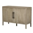 thumbnail image 6 of Harper & Bright Designs Farmhouse Sideboard Cabinet with Storage, Wood Buffet Cabinet with 3-Tier Shelves and Adjustable Feet, Natural, 6 of 11