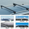 thumbnail image 2 of COWVIE 48'' Roof Rack Cross Bars, Adjustable Aluminum Cargo Bars Fits Most Existing Raised Side Rails with Gap, 2 of 7