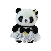 LGHDIWN 9.8" Panda Stuffed Animals Plush, Cute Plushies for Animal Themed Parties Teacher Student Award, Animal Toys for Baby, Boy, Girls, Great for Nursery, Room Decor, Bed