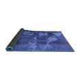 thumbnail image 2 of Ahgly Company Indoor Square Abstract Blue Modern Area Rugs, 4' Square, 2 of 4