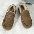 thumbnail image 6 of CORASUN Men's Fleece Lined Warm Casual Shoes, Waterproof Anti-Slip Lightweight Loafers, 6 of 11